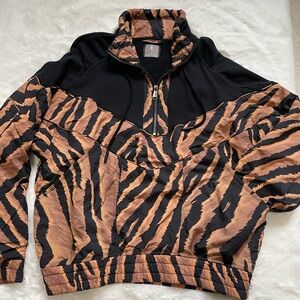FP Movement Tiger Stripped 1/4 Zip